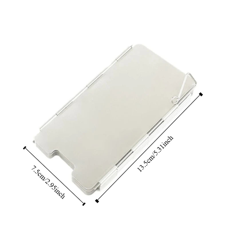 9 Plates Camping Cooking Wind Shield Foldable Windproof Camp Stove Windshield Picnic Cookware Camping Equipment Travel
