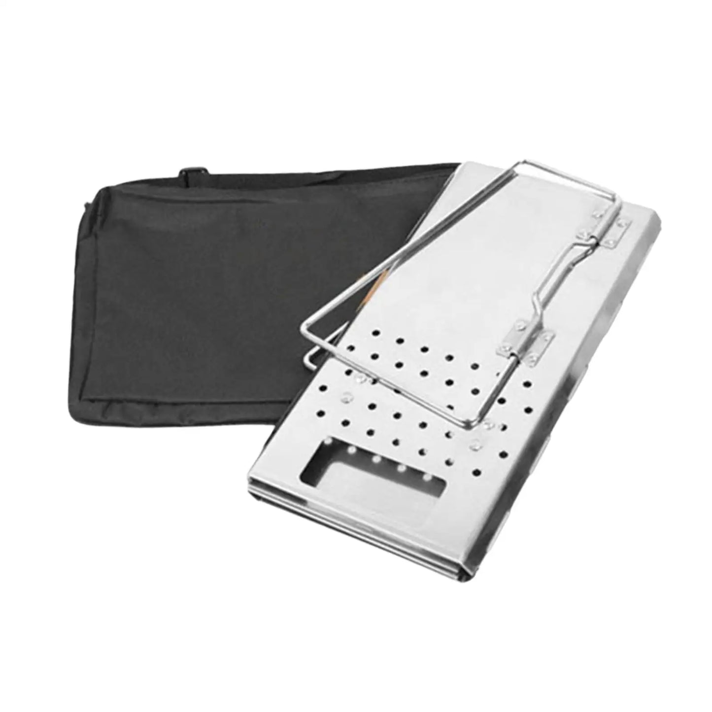 Foldable Charcoal Chimney Starter Stainless Steel for BBQ Travel Accessories