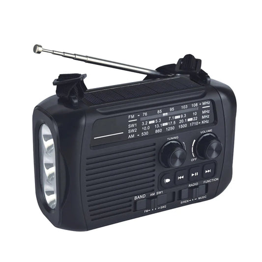 For Outdoor Adventures Camping Radio AM FM Radio Disaster Kit As Show Compact Solar Charging Device Camping Gear