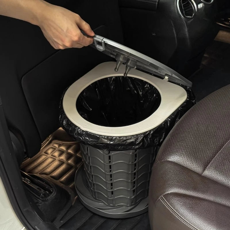 Ultra-Light Foldable Camping Toilet – Portable Outdoor Toilet for RV, Hiking, Emergency, Multi-Function As Stool