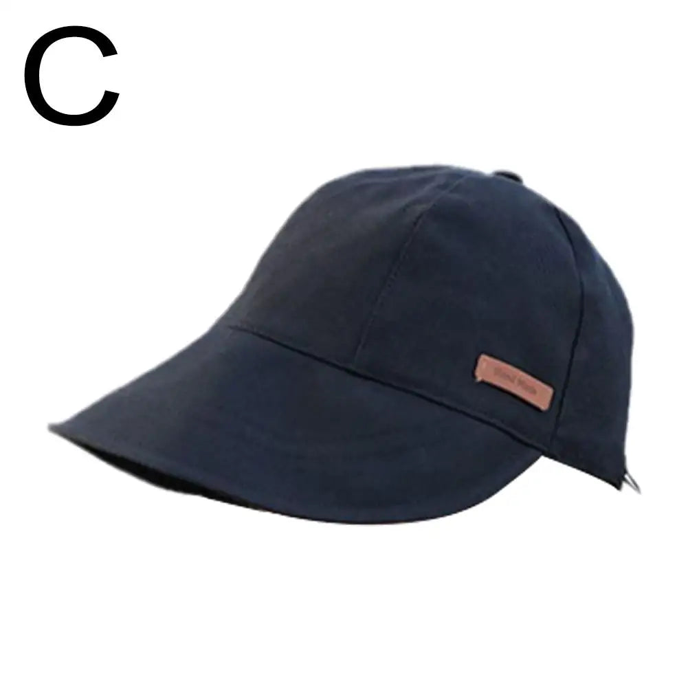 Summer UV Protection Hat Adjustable Drawstring Fisherman Cap Sun Visors Hat Portable Foldable Wide Brim Sun Protection Hats