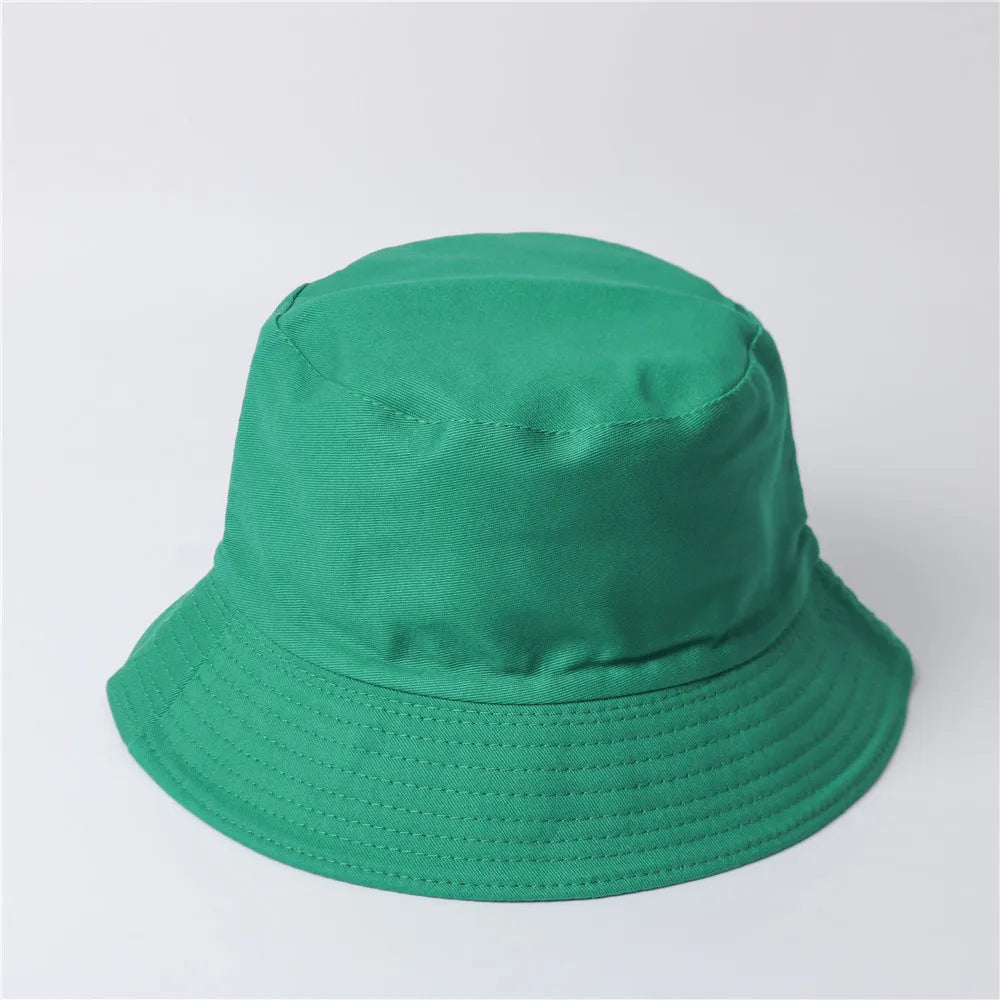 Free Custom LOGO Design Double-sided Bucket Hat Ladies Men Summer Fishing Hat Leisure Fishing Hat Panama  Bob Bucket Gorros