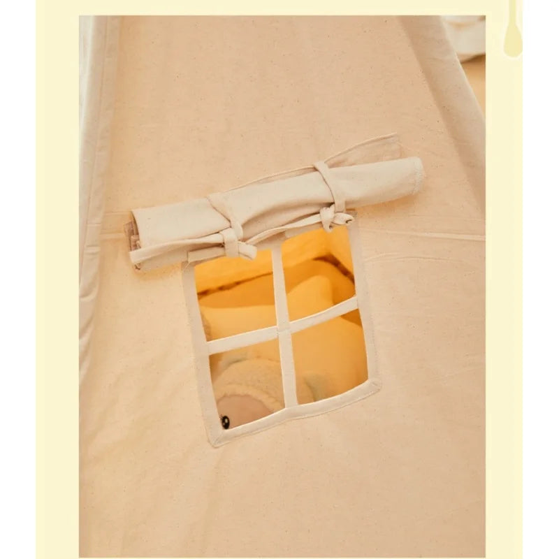 Portable  Teepee Tent Large Play House for Children Tents Kids Canvas Indian Play Tent Wigwam Child Tipi Room Decoration