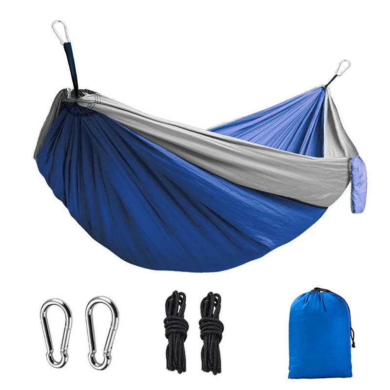 Essential summer camping hammock, single person anti rollover camping, school park, leisure swing, outdoor cradle
