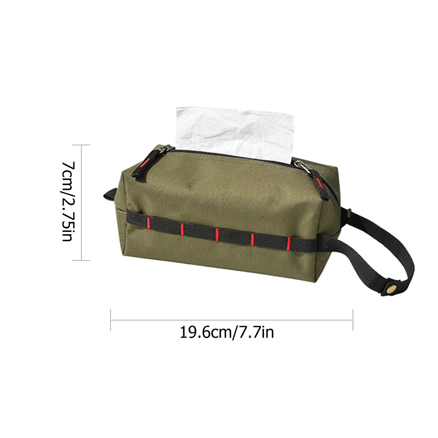Camping Toilet Paper Holder Bag Camping Tent Folding Toilet Paper Hanging Holder Roll Case Storage Box Bag Outdoor Camping Tools