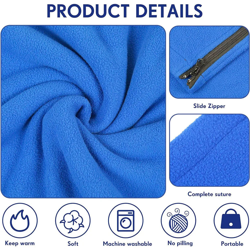 Outdoor camping warm sleeping bag 180x80cm adult fleece sleeping bag with inner packaging bag ultra lightweight and portable