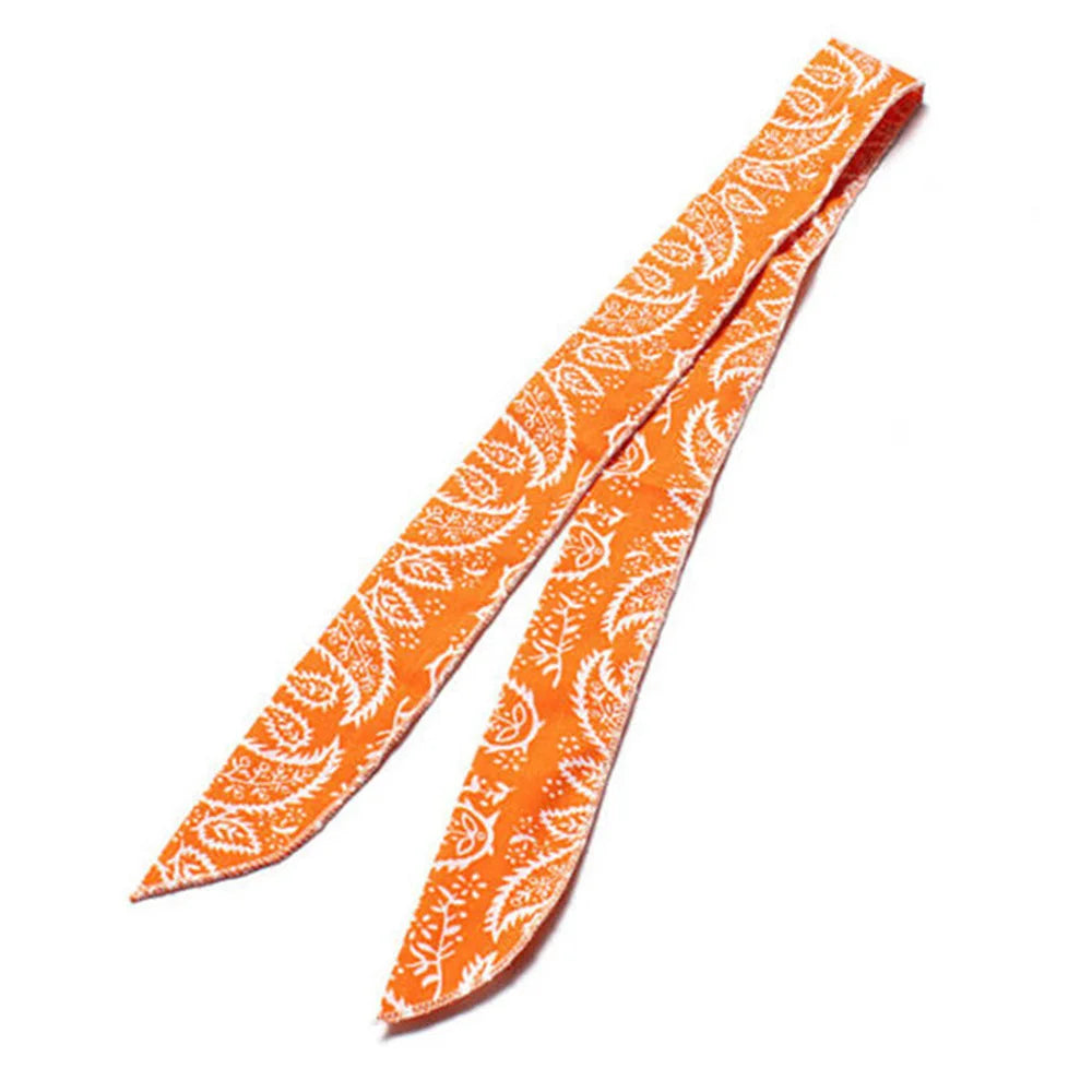 Summer Ice Cooling Scarf Neck Wrap Headband Cooling Bandana Scarf Outdoor Sports Headband Towel Wristband Sun Protection Scarf