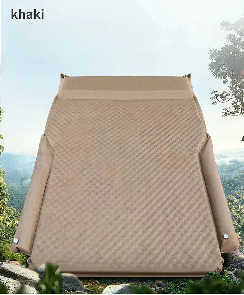 Auto-Inflate SUV Camping Mattress - Backseat/Trunk Air Bed with Fast Pump | Waterproof Car Cushion for Overlanding, Road Trip