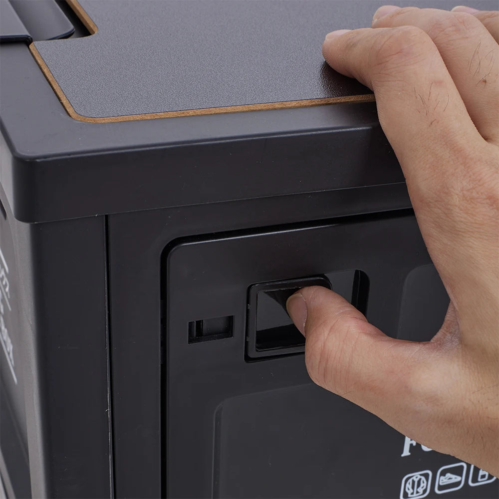 【Breeins】Outdoor Camping Folding Storage Box Thickened Folding Table Camping Storage Table Tableware Storage Camping Equipment