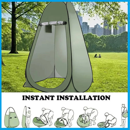 Portable Outdoor Camping Tent Shower Tent Bath Fitting Room Tent Shelter Camping Beach Private Toilet Camping Tent