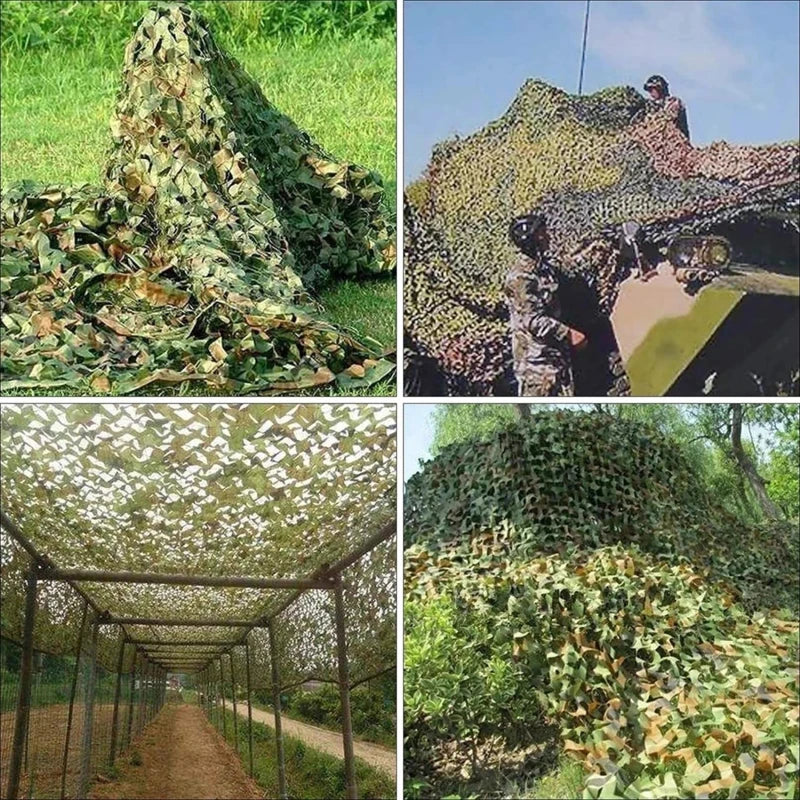 Hunting Camouflage Net Army Training Camo Netting Car Tent Awning Shade Mesh  Forest Camouflage Net Outdoor Sport Camo Scarfs