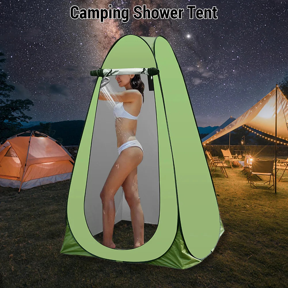 Pop Up Privacy Tent Shower Tent Outdoor Camping Bathroom Toilet Tent Portable Changing Tent