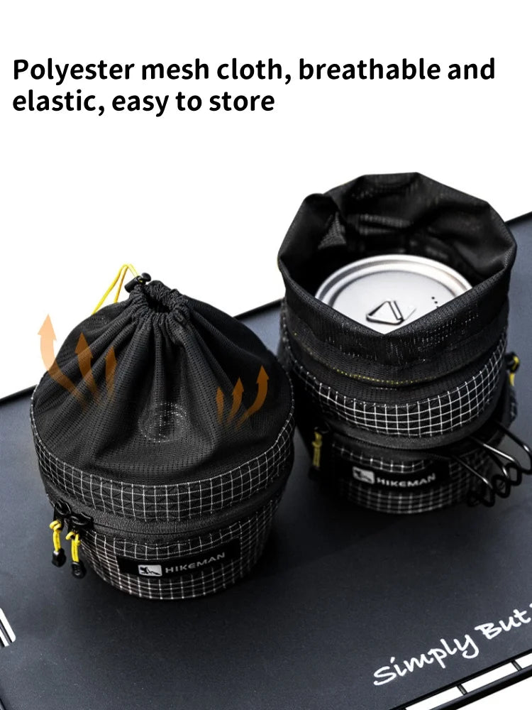 Camping Bowl Storage Bag Outdoor Camping Portable Tableware Storage Bag Multi-Function Storage Bag