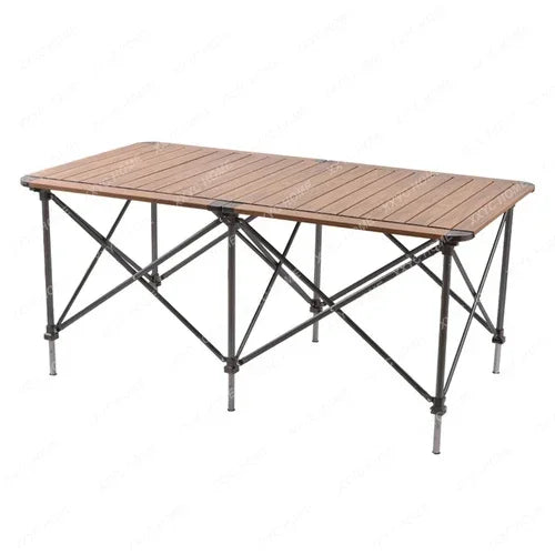 Beach Self-Driving Travel Barbecue Camping Outdoor Lifting Folding Table Aluminum Camping Picnic Table Portable Dining Table