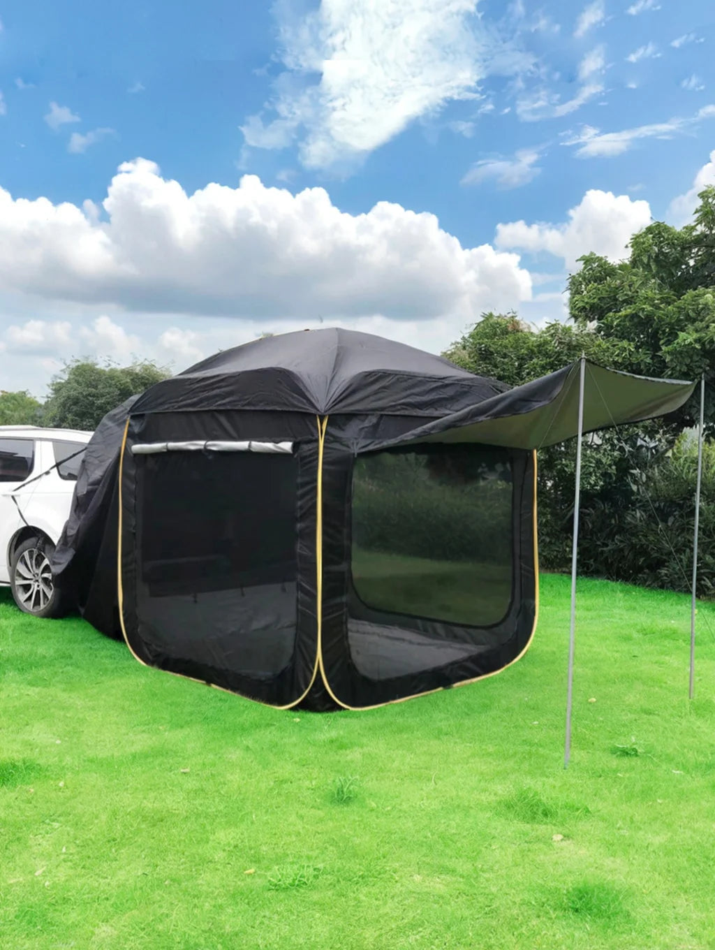 Lohascamping Awning Tent Car box docking tent SUV Car Rear Tent  Camping Travel Car Mounted Tent Travel Car Trunk Tent Car Tent