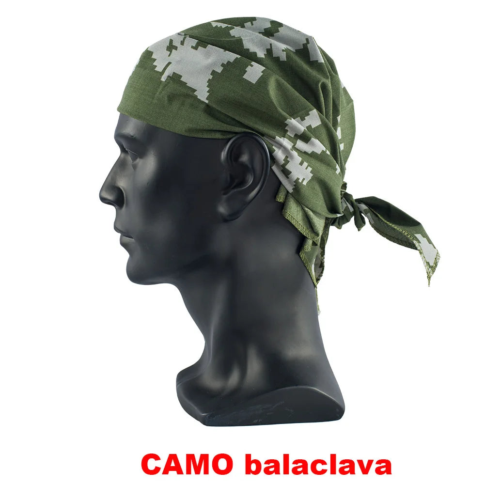 MEGE Tactical Camouflage Balaclava Boonie Hat Baseball Beanies Fishing Hat Bucket Hat Ghillie Cap