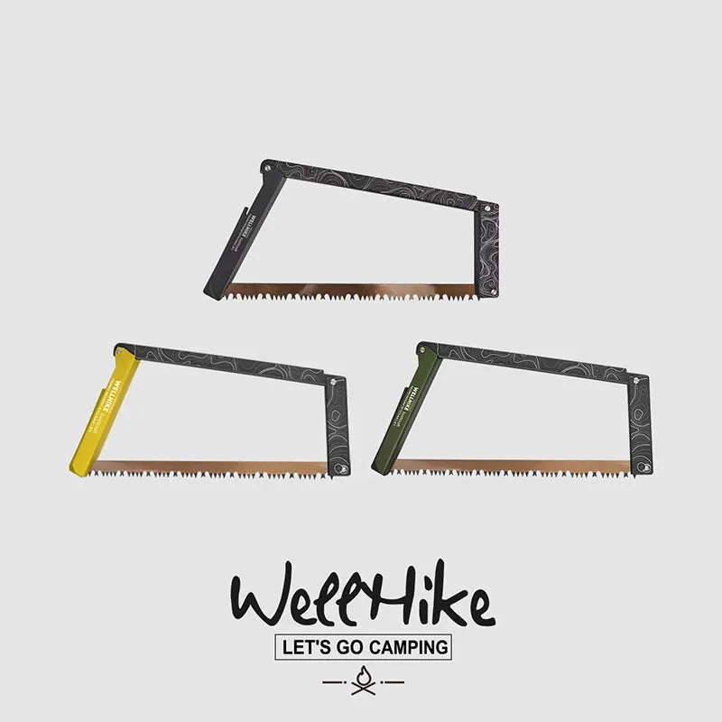 Wellhike Outdoor Folding Handsaw Multi-functional Portable Handsaw Camping Quick Steel Bar Wilderness Wood Cutting Tools