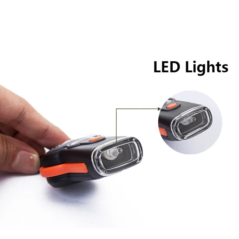 7 in 1 Outdoor Survival Emergency Tool Multifunctional Camping Hiking Whistle Compass Thermometer Magnifier Flashlight