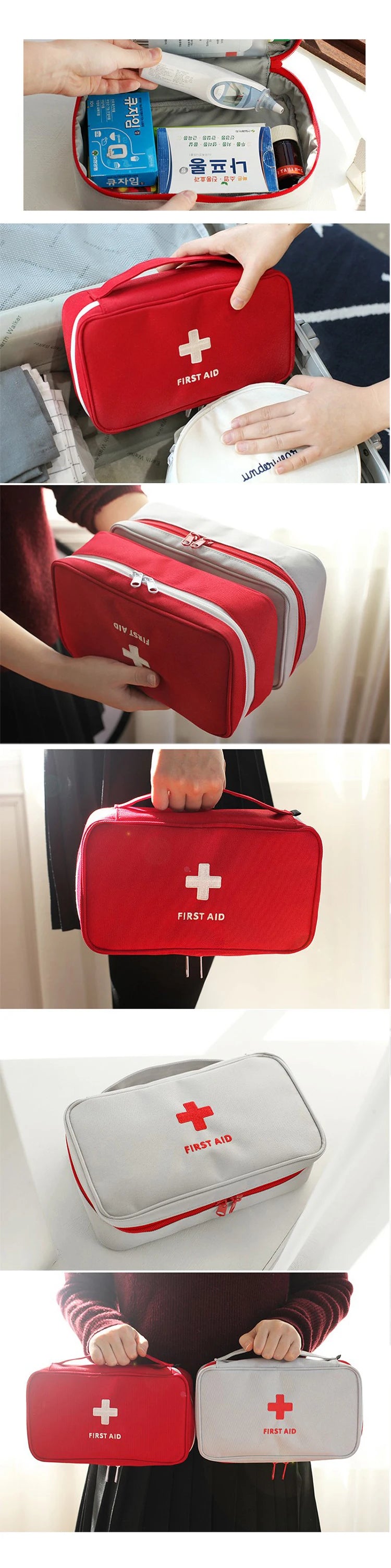 Empty Large First Aid Kits Portable Outdoor Camping Survival Disaster Earthquake Emergency Bags Big Capacity Home
