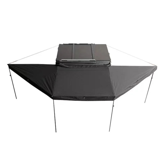 180 Degree Awning Car Rooftop Tent 2m Awning Free Standing With Led 4X4 Outdoor Camping Retractable Vehicle Awning
