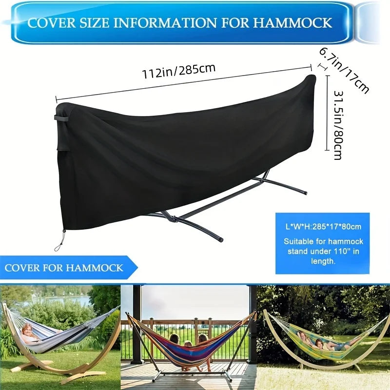 Waterproof hammock cover, 112”  heavy Oxford cover, with handle and vent, outdoor hammock and double hammock rain cover, sui