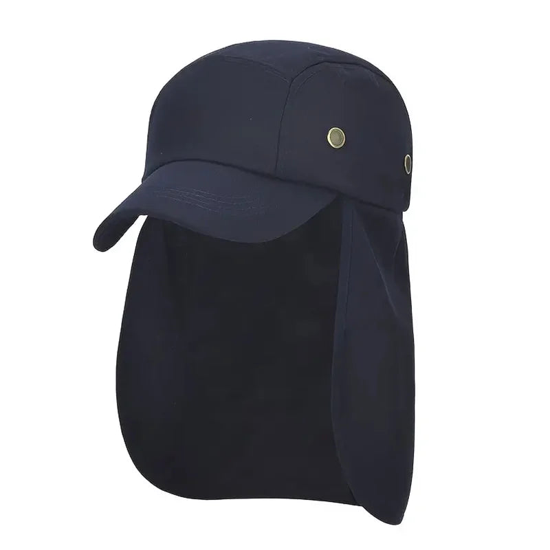 1 Piece Sun Protection Hat Fishing Hat Outdoor Mountaineering Sun Hat Face Cover Shawl Hat