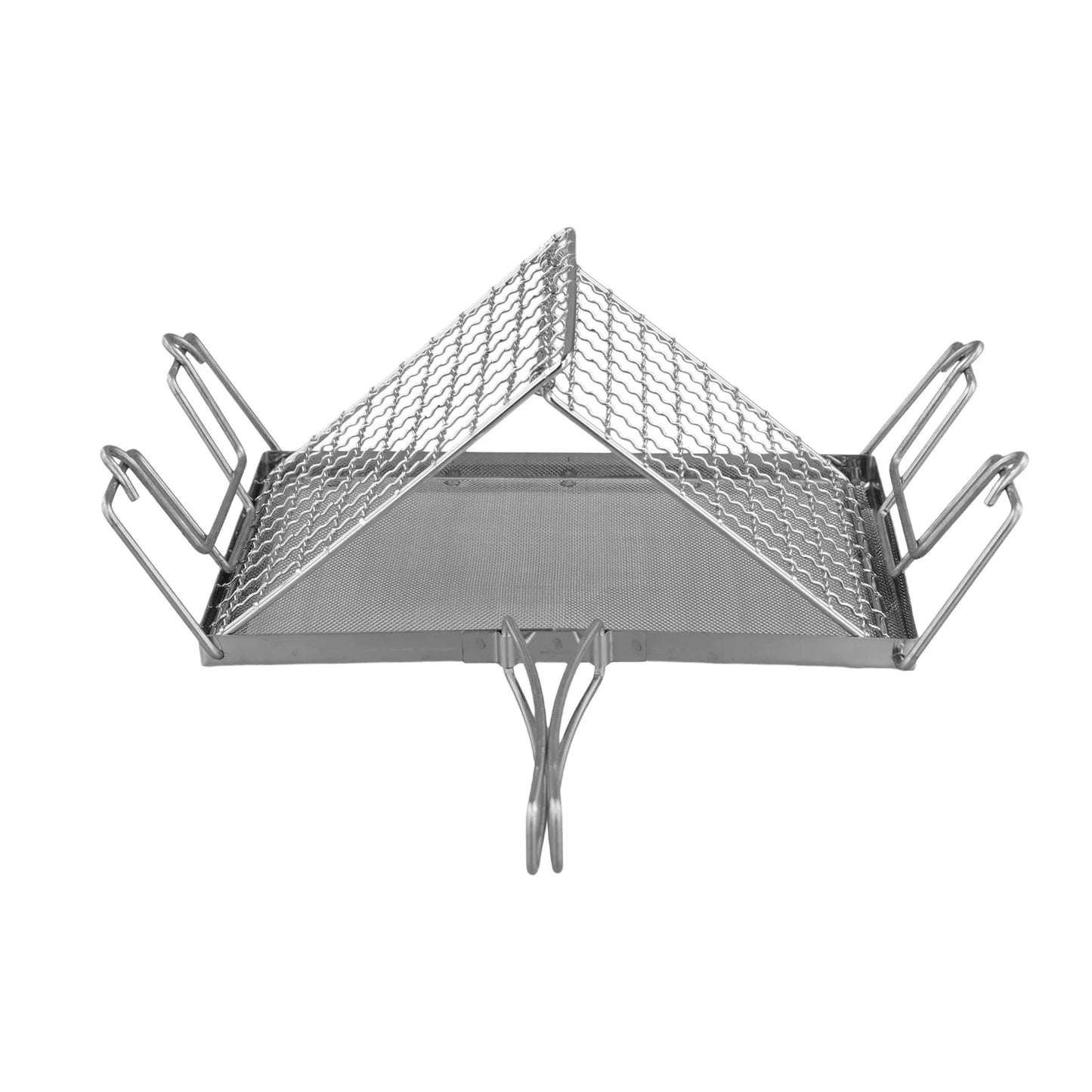 Camping Toaster Foldable Camping Stove Camping Picnic Convenient To Store Easy To Clean Foldable Storage Design