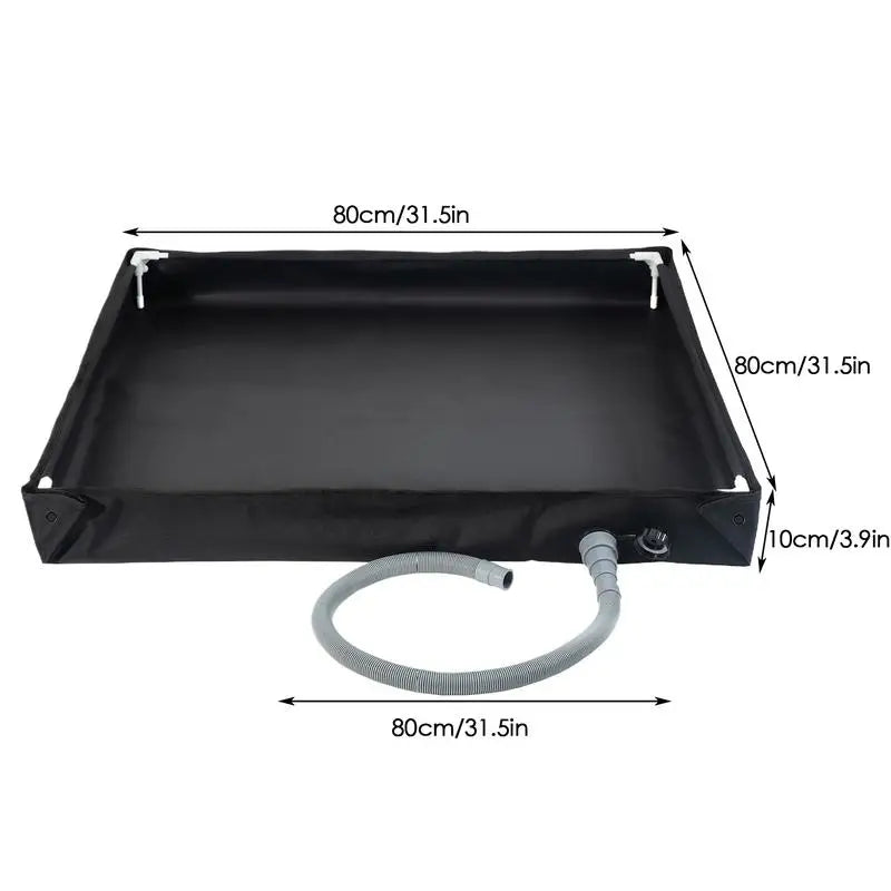 Foldable Shower Base Outdoor Tent RV Camping Awning Shower Tray Portable Shower Pan Foldable Shower Base For Camping Travel