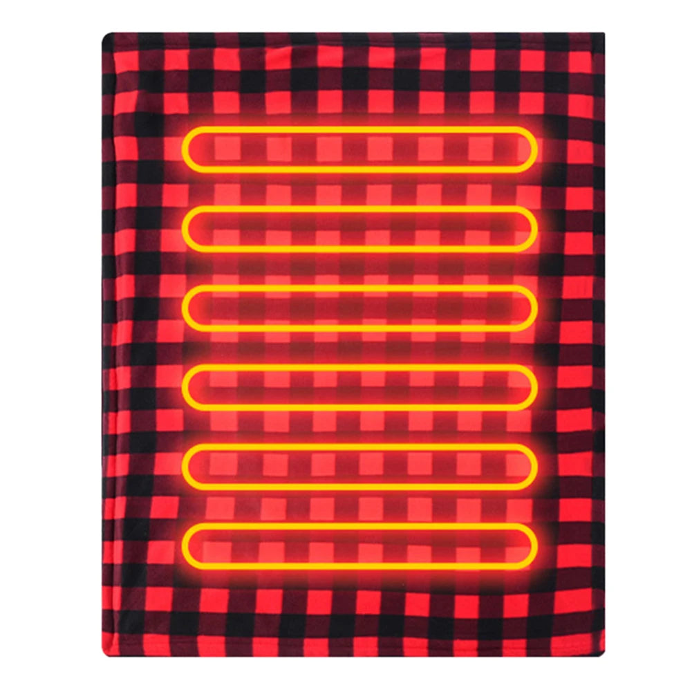 Car Electric Heated Blanket Heated Blanket Mattress Fast Heating 12V Soft Heating Mat 9 Adjustable Temperature for Car Camping