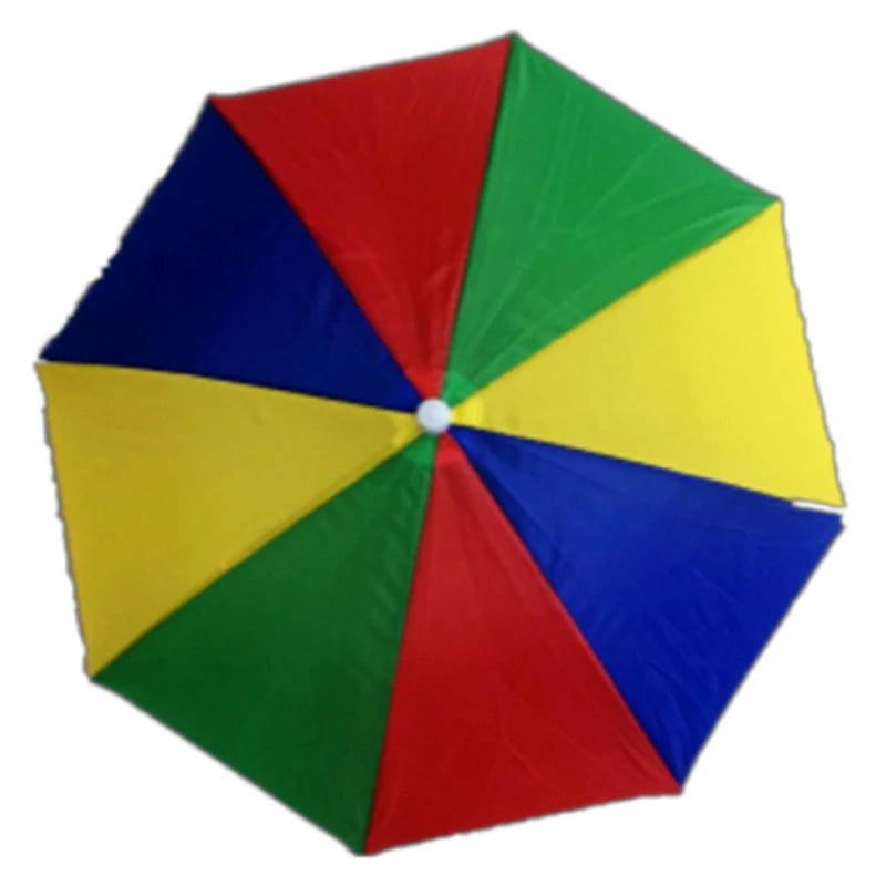 Foldable Outdoor Umbrella Hat Women Men Fishing Headwear Sun Cap Camping Fishing Headwear Cap Beach Head Hats