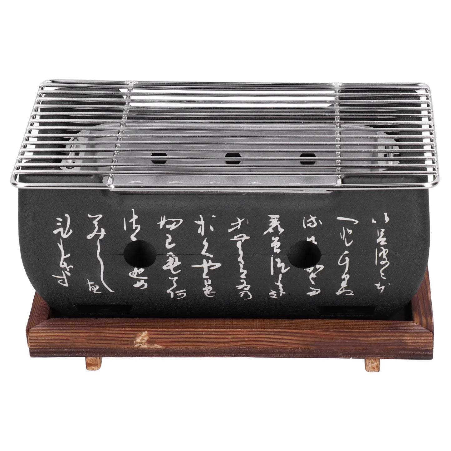 Portable BBQ Grill Japanese Barbecue Grill Mini Household Aluminium Alloy Charcoal Barbecue Stove Oven Accessories