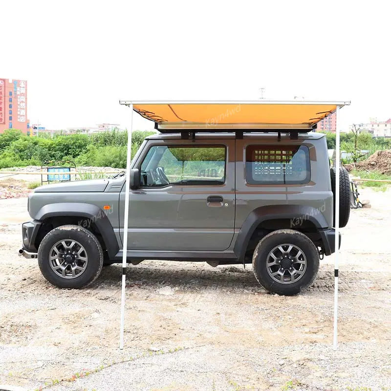 Off-Road 4x4 Accessories Roof Side Tarp Tent Sunshade Waterproof For 3 Door 2019+ SUZUKI Jimny JB64 JB74 Outdoor Camping Tent