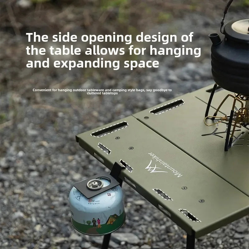 Mountainhiker Folding Table Camping Tactical Table Portable Storable Multifunctional Camping Tables Height Adjustable Mini Table