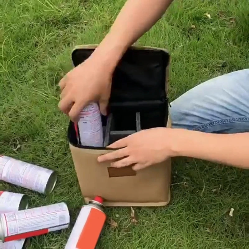 Camping Gas Tanks Storage Bag Fuels Cylinder Protective Case Camp Gas Can Carrying Bag For Outdoor Cooking Camping Picnics