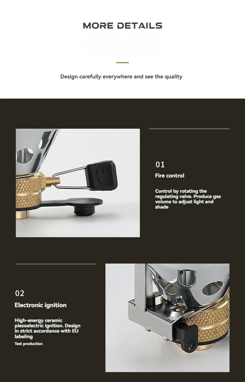 CAMPINGMOON Outdoor Lighting, Tent Light, Medium-sized Portable Small Lantern, Campsite Gas Light