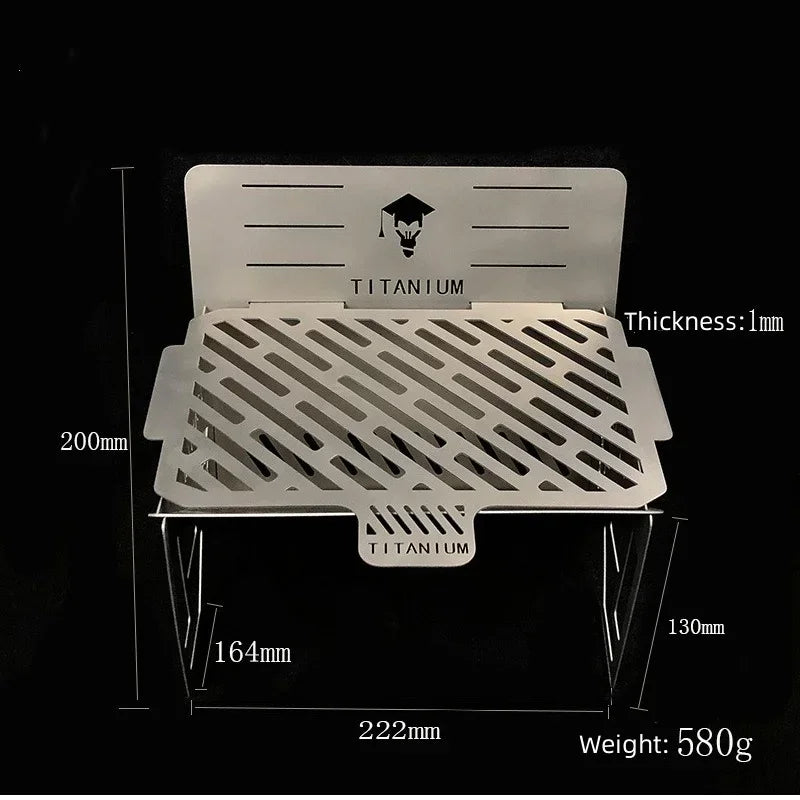 Camping  Grilling Stove Portable Detachable Outdoor Grilling Stove Picnic Barbecue Stove Folding Card Furnace