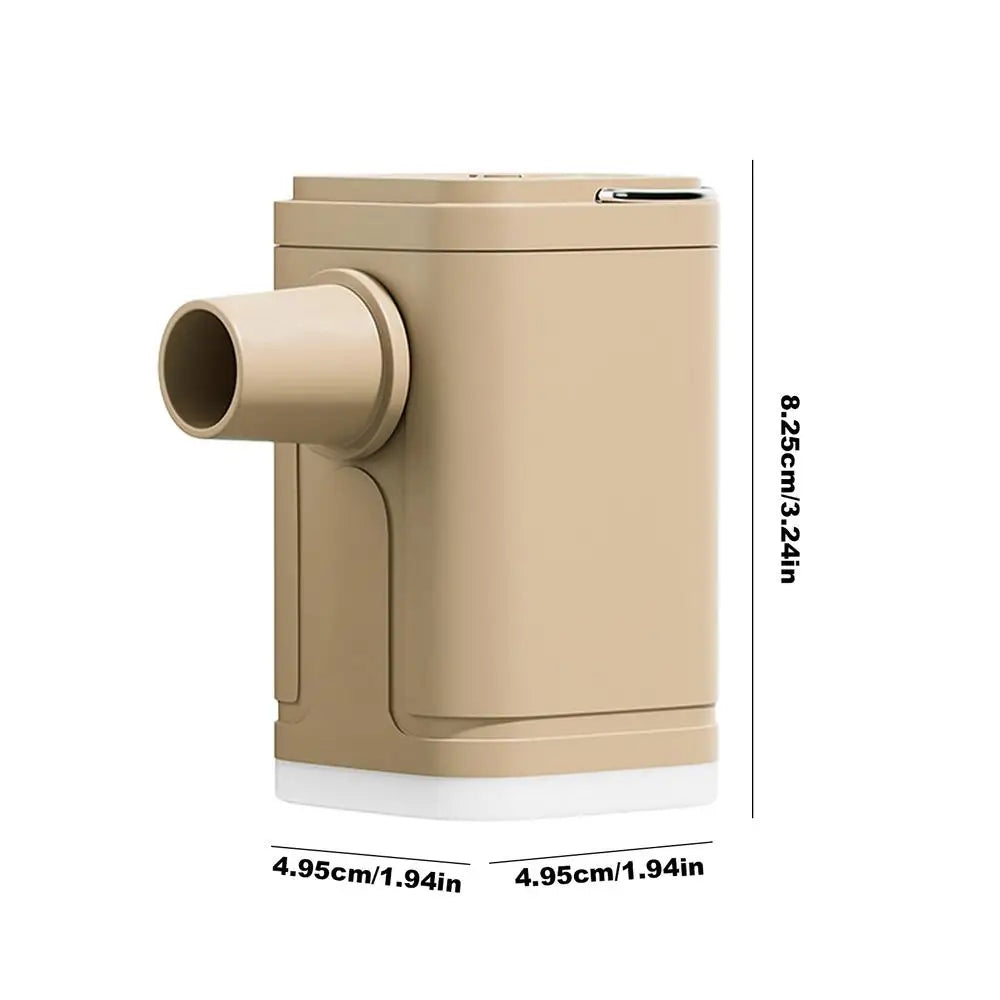 Air Mattress Pump Pool Camp Air Pump 1200mAh Large-Capacity Battery Electric Pumps Multi-Functional For Outdoor Camping Air Bed