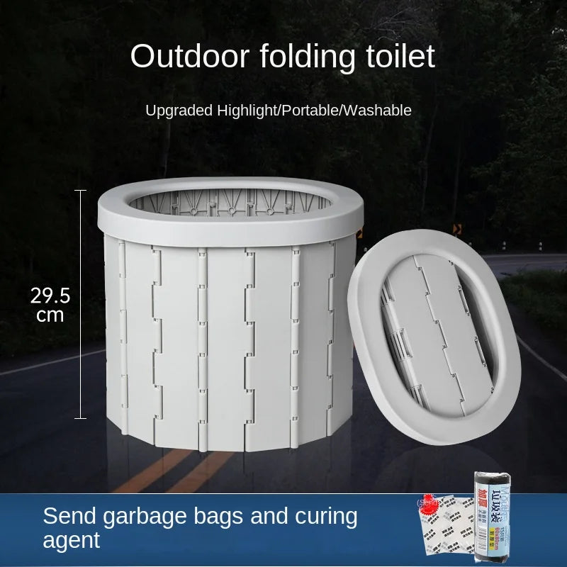 Car Folding Toilets Portable Toilets Commode Potty Car Toilets Camping Toilet Travel Bucket Toilet Seat Outdoor gadgets