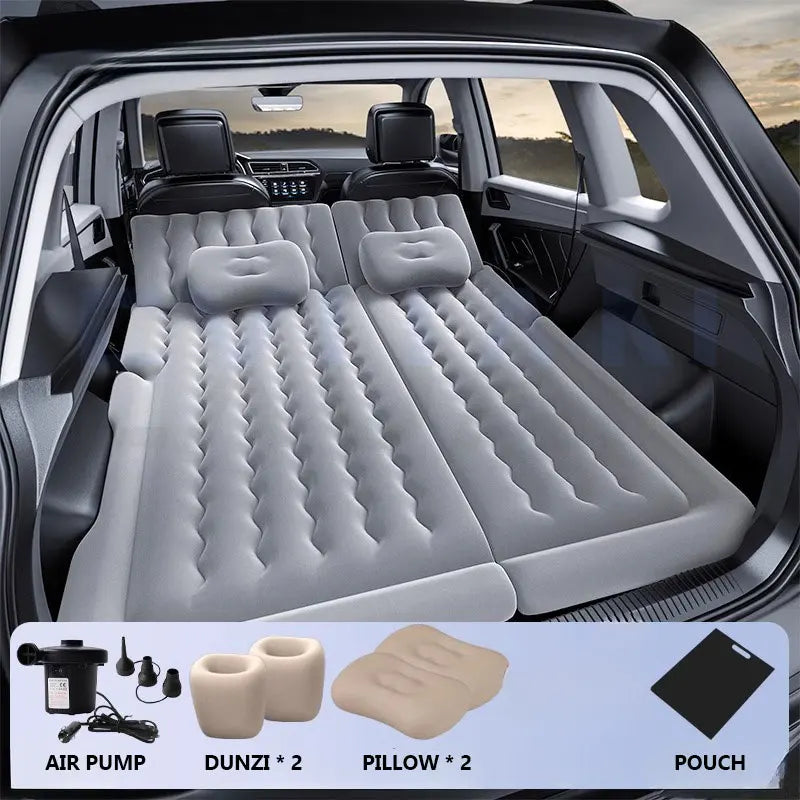 Car Inflatable Bed Automotive SUV Universal Rear Trunk Flat Cushion Air Mattress Portable Inflatable Mattress For Camping Trips