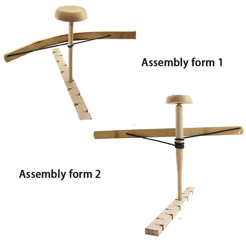 Bow Drill Friction Fire Starter Wood Make Tool Kit for Outdoor Survival Camping Hiking Emergency Fire Ignition Equipment