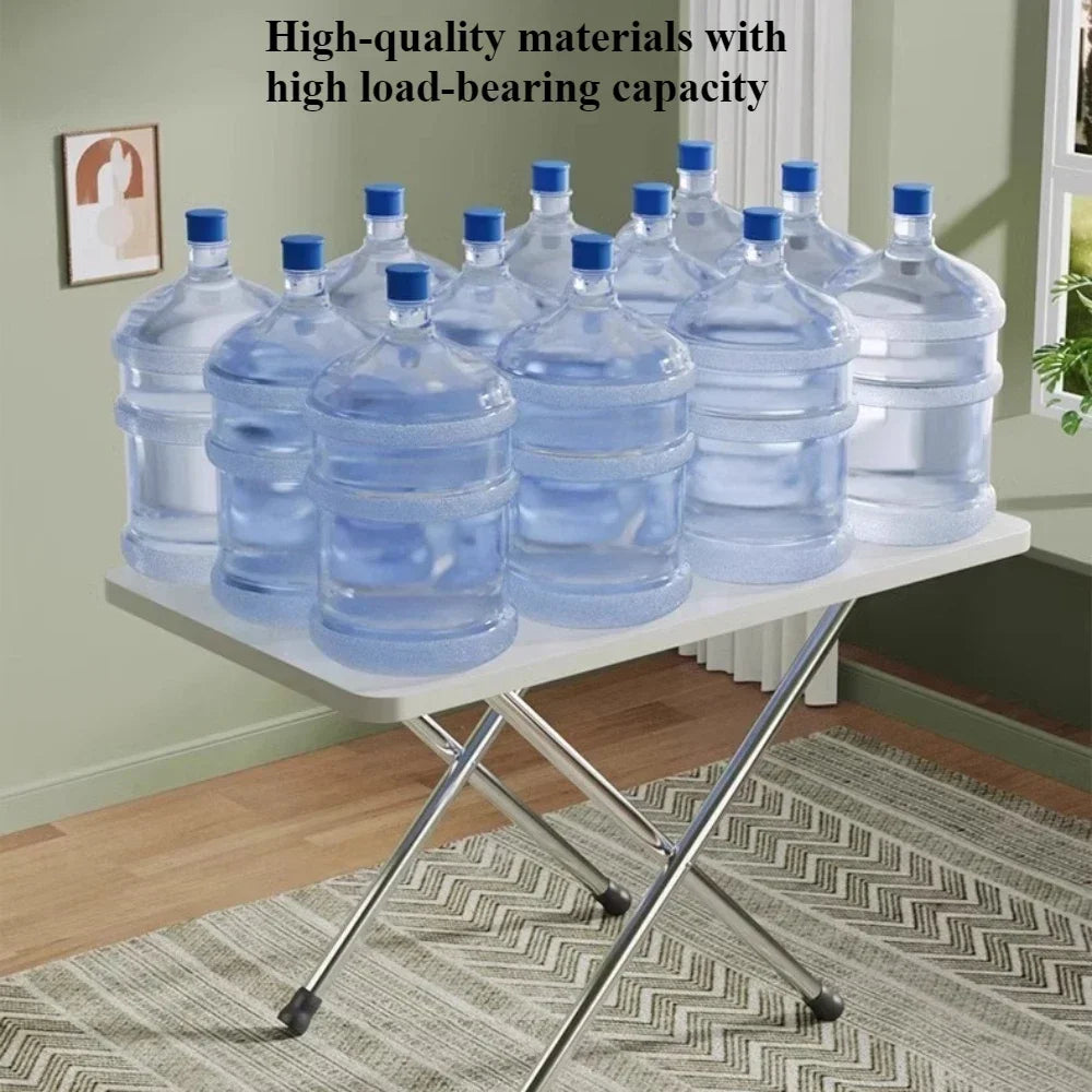Folding Table Camping Not Easy Shake Durable Rectangular ShapeTable High Load-bearing Capacity Portable Camping Table Foldable