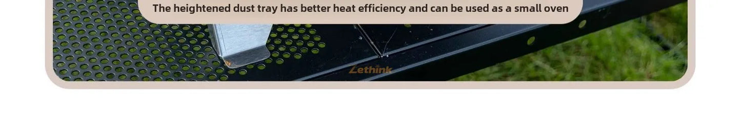 Camping Tent Stove Stainless Steel Smokeless Fireplace Secondary Burning Wood Stove Large Glass Window Firewood Heater