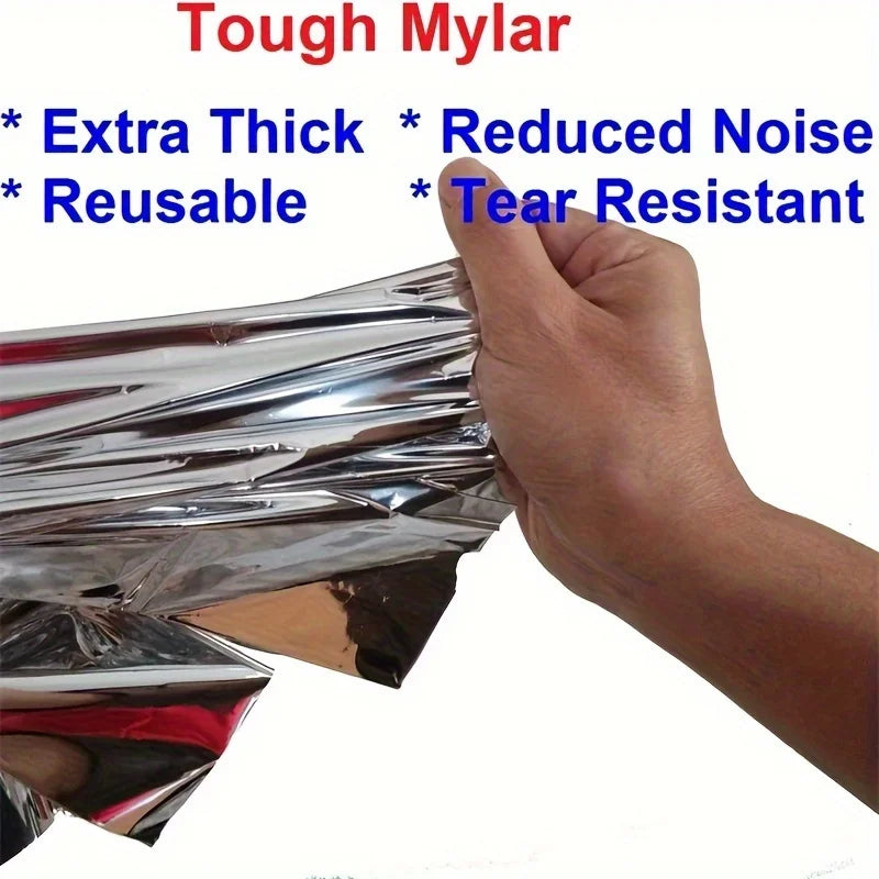 2 PCS Portable Insulated Sleeping Bags Emergency Shelter Camping Sleep Bag Travel