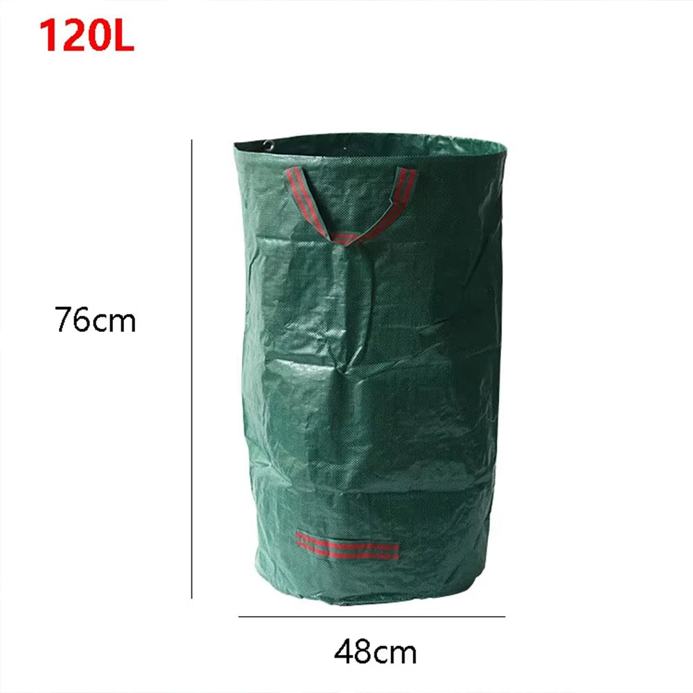 Heavy Duty Large Garden Waste Bag for Yard Leaf Weeds Grass Rubble - Outdoor Trash Bag Garden Rubbish Bags for Waste Bins Storag