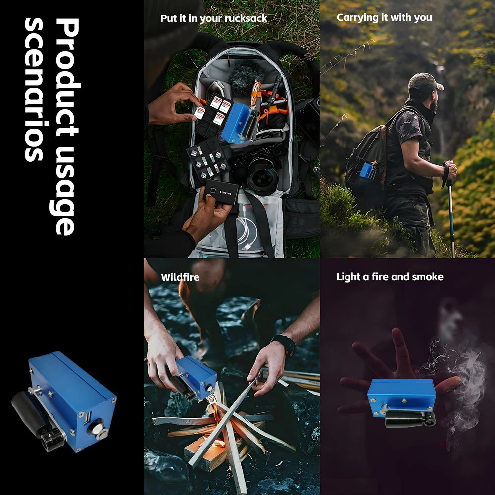 Hand Crank Generator Wilderness Survival Gear Emergency Charger Outdoor Portable Multifunctional Generator 5V USB Charger