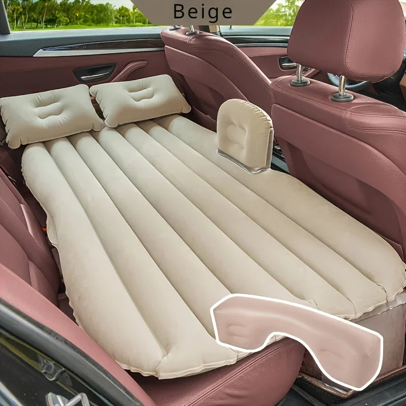 Thickened Car Air Mattress Back Seat Bed - Luxurious Inflatable Design for Ultimate Comfort, Portable and Lightweight