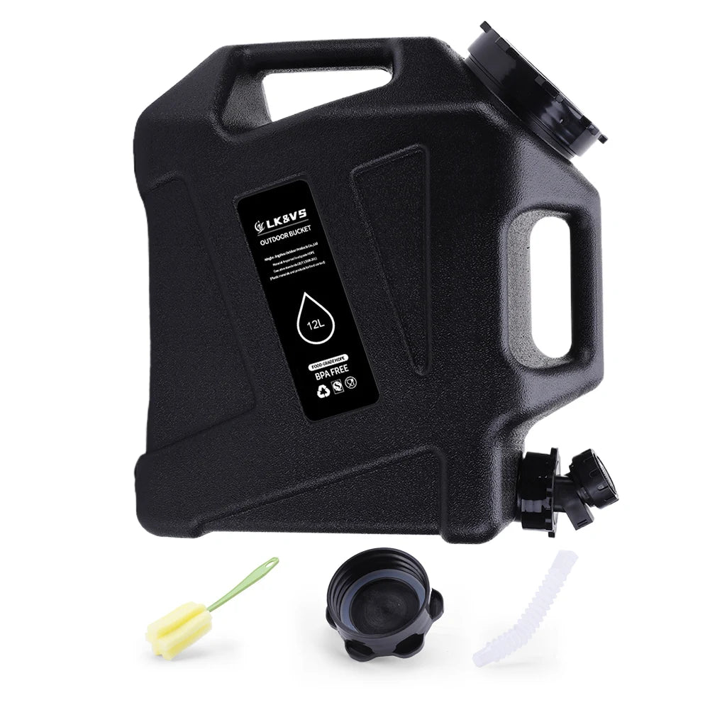 12/11L Emergency Water Can Water Storage Container Portable Large Capacity Outdoor Hiking Accessories Camping Tourism