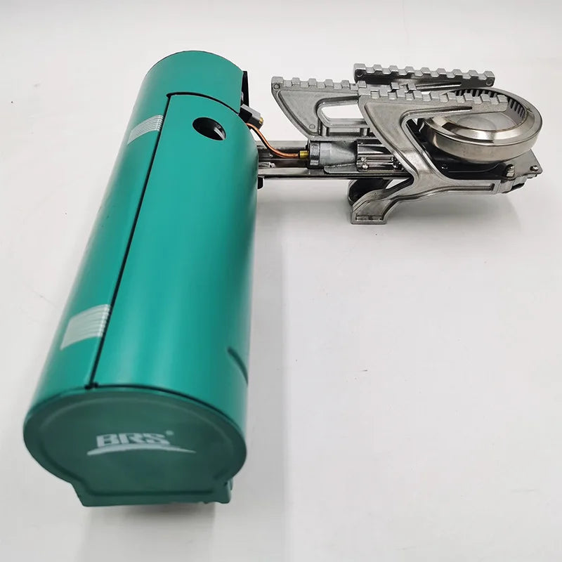 Outdoor Camping Stove Portable Camping Hiking High-Fire Integrated All-in-One Gas Burner Outdoor Backpacking Camp Cooker