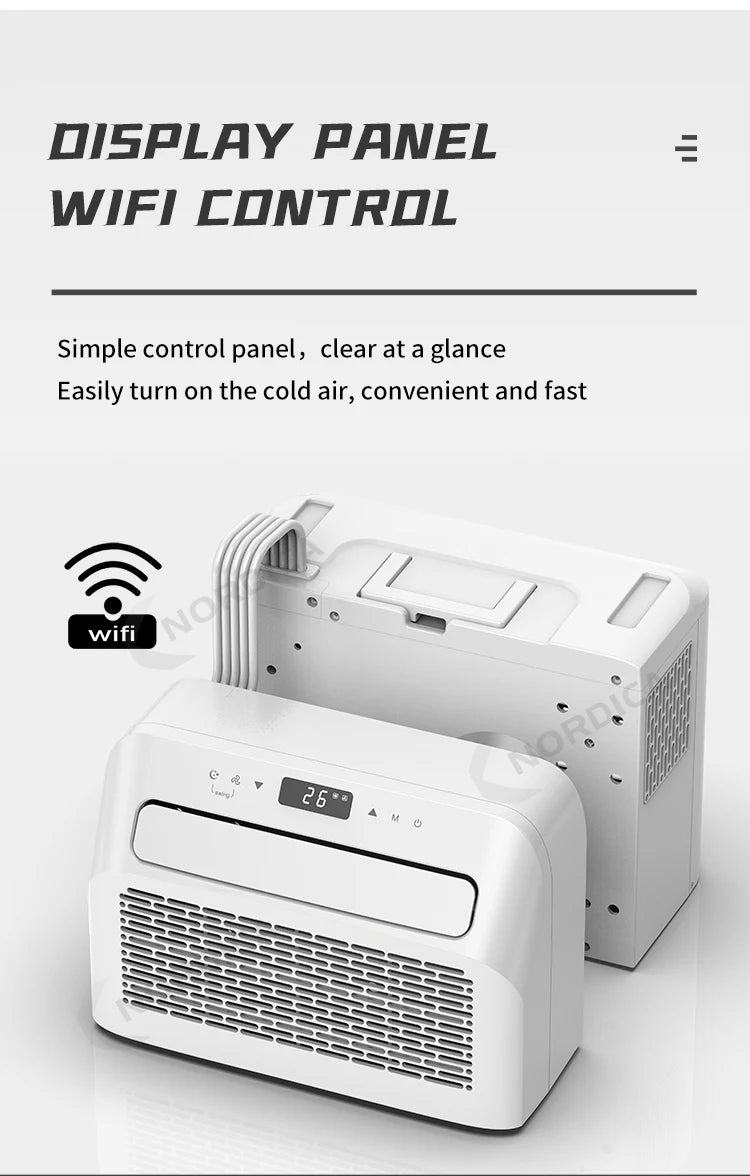 Caravan Camping Air Conditioner With Mobile Control Split AC for Camping