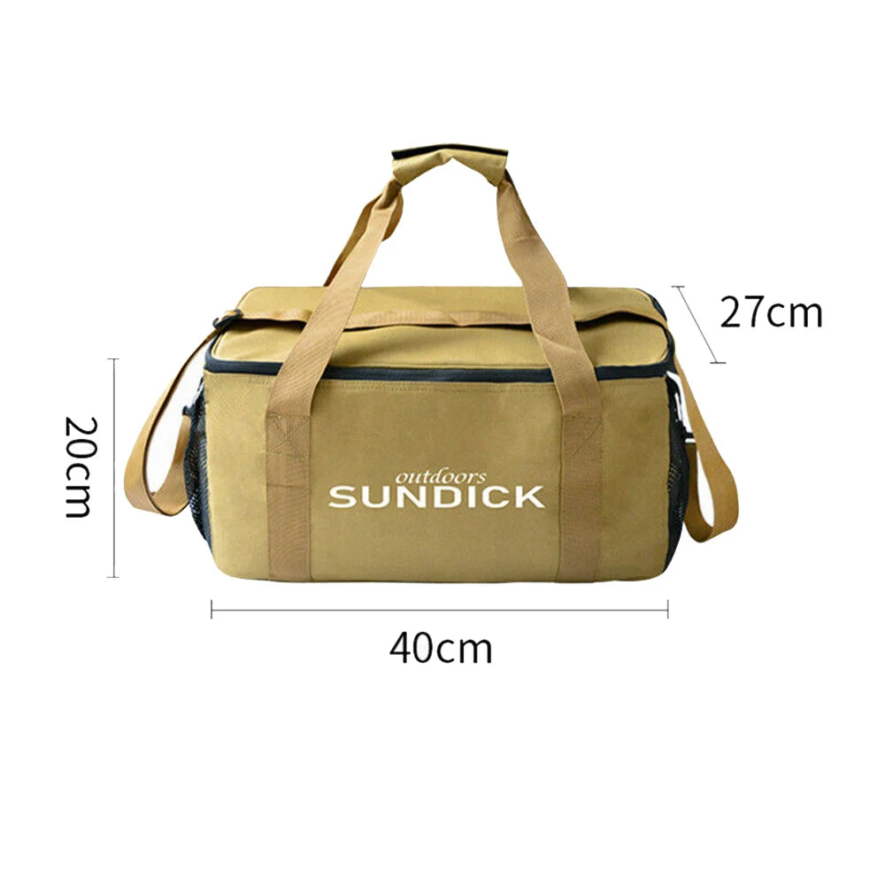 Outdoor Picnic Bag Waterproof Camping Travel Organizer Bag Thermal Cooler Lunch Box Portable Food Large Capacity Storage Handbag